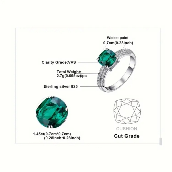 VQ Sterling Silver Ring - Picture 7 of 7